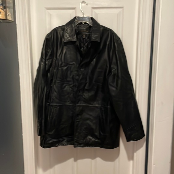 Structure men’s leather coat XL